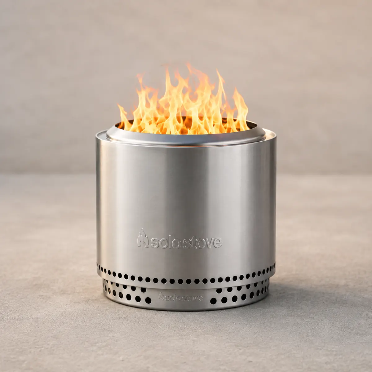 Solo Stove Bonfire bålpanne i stål med flammer